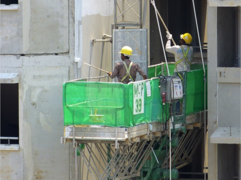 Stavební materiál až do nejvyššího patra